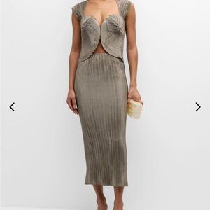 Cult Gaia Milli Top (S) Tea Color